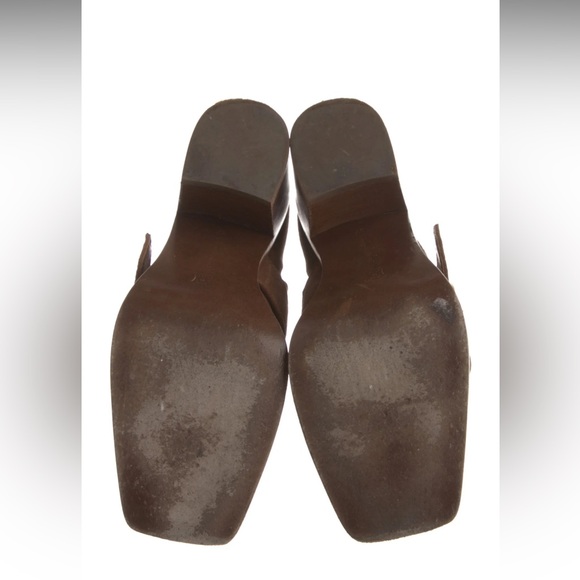 Gianvito Rossi Brown Ankle Boots with Suede Finish and Block Heel - Picture 5 of 6